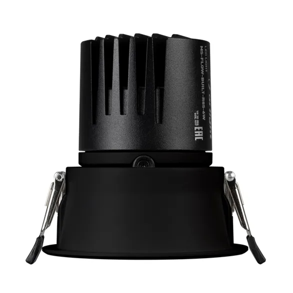 Светильник MS-FLOW-BUILT-R85-12W Warm3000 (BK, 38 deg, 230V) (Arlight, IP20 Металл, 5 лет) 061241