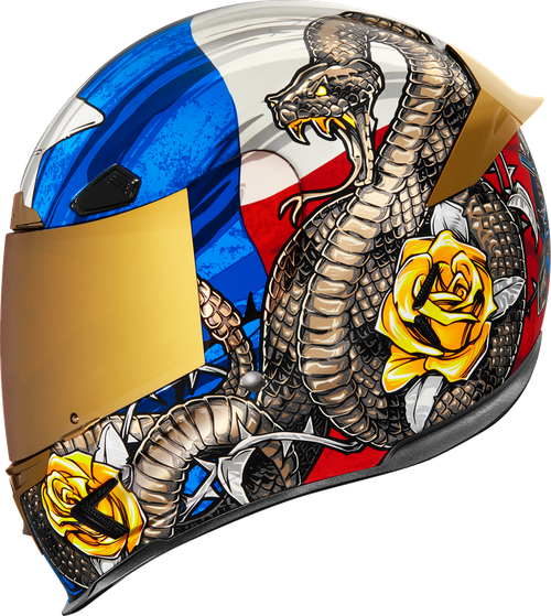 Купить Мотошлем Интеграл Icon Airframe Pro Tejas Libre Helmet / Золотой