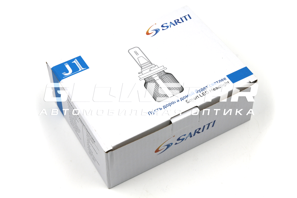 Cветодиодные лампы H8/H9/H11/H16 Sariti J1 Seoul Csp, 5500К, 12V, 25W, EMC (комплект, 2шт)