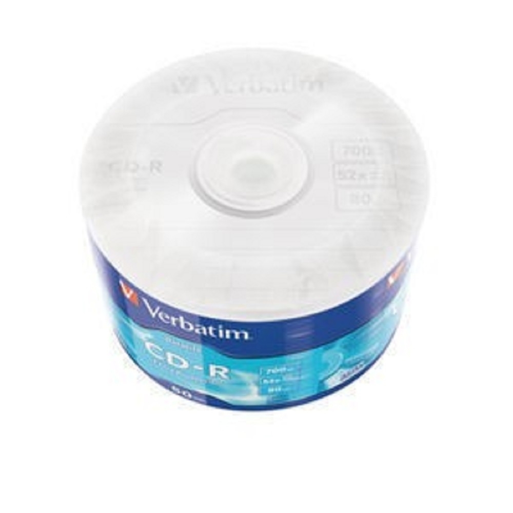 Оптический диск CD-R Verbatim Диски CD-R 700Mb 52x bulk (50шт) (43787)