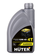 Масло моторное 10W-40 полусинтетическое для четырёхтактных двигателей Huter
