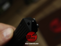 Heretic Knives Manticore-E T/E - черная рук, светлый клинок RK/Н94