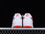 Nike Air Force 1 White Habanero Red Mini Swoosh (GS)