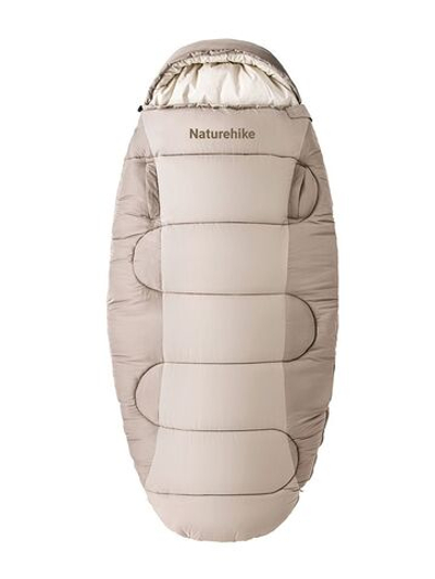 Спальный мешок Naturehike CNK2350WS026 PS300 облегченный коричневый, 6976507664240