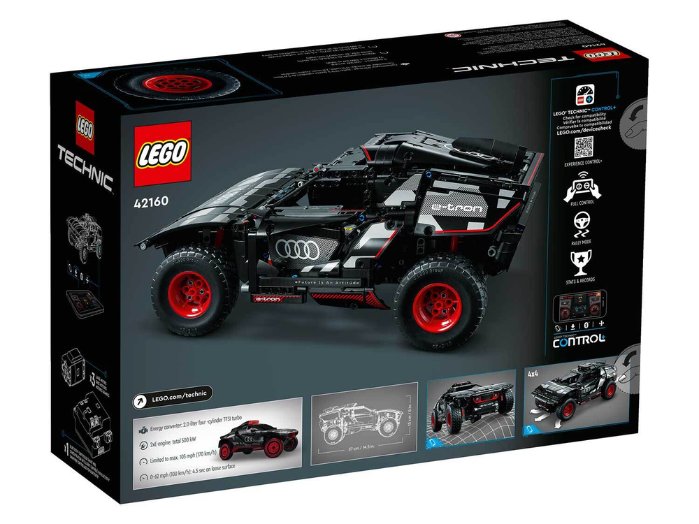 Конструктор Лего Техник Audi RS Q e-tron | LEGO Technic Audi RS Q e-tron коллекционный набор, 42160, 914 деталей (10+)