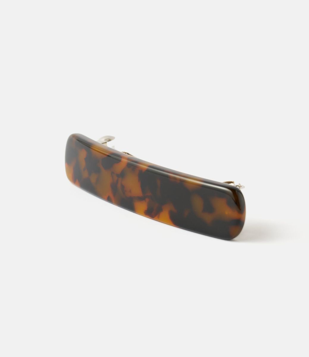 Machete No.3 Heirloom Barrette in Classsic Tortoise — заколка из ацетата