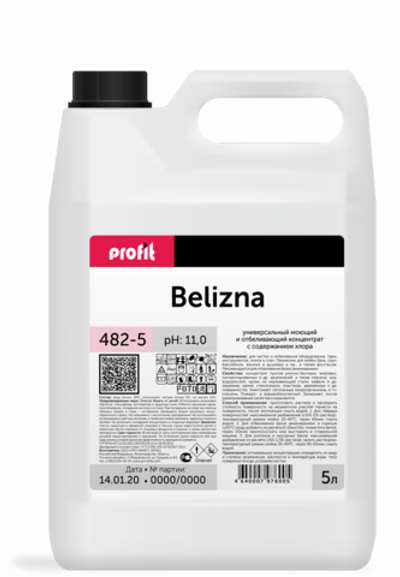 482-5 Profit Belizna (Профит Белизна) 5л МК (4шт) Универсальный моющий и отбеливающий концентрат с содержанием хлора