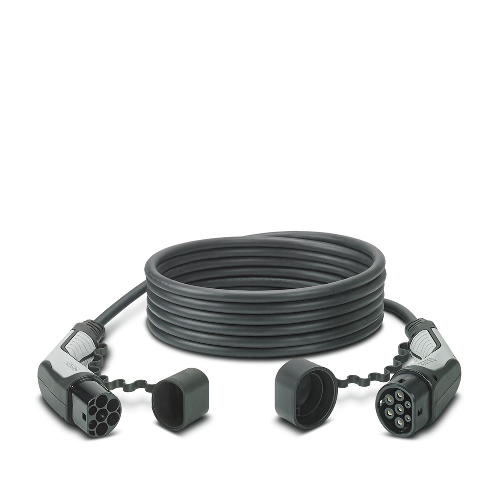 1027853 - EV-T2G3PC-3AC20A-6,0M2,5ESBK01 - Зарядный кабель AC