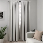 MAJGULL комплект штор Блэк-Аут 145*300 2шт, светло серый