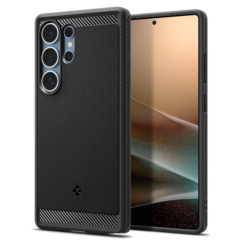 Чехол Spigen Rugged Armor Mag для Samsung Galaxy S25 Ultra с магнитами Matte Black