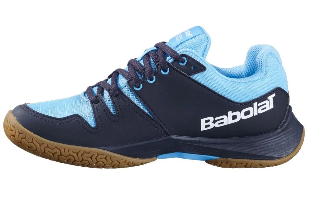 Детские кроссовки для бадминтона Babolat Shadow Team 2 Junior- black/blue