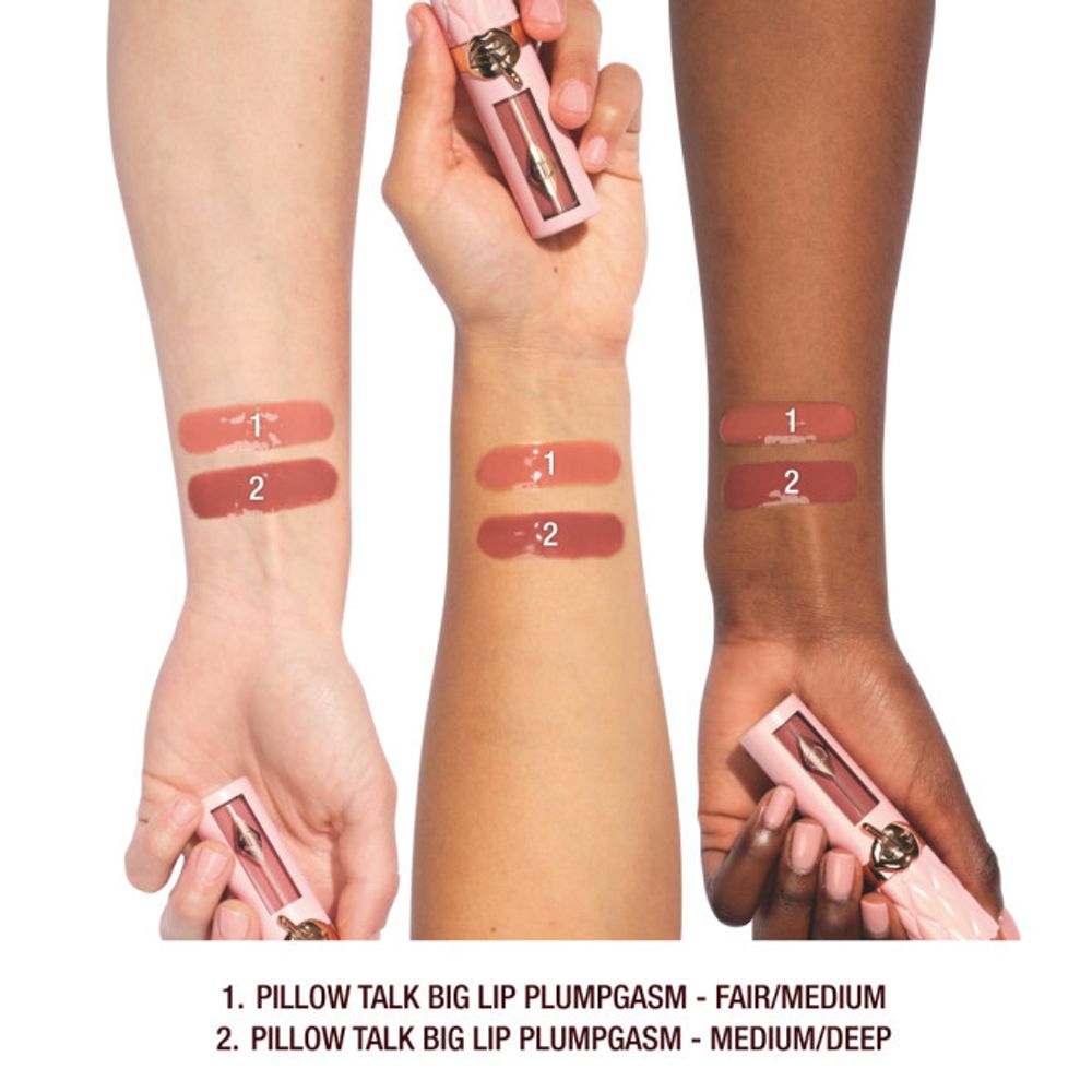 Блеск-плампер для губ Charlotte Tilbury Pillow Talk Big Lip Plumpgasm - Fair&Medium