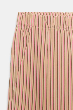 ZARA ЛЕГКИЕ БРЮКИ В ПОЛОСКУ, РОЗОВЫЙ/БЕЛЫЙ