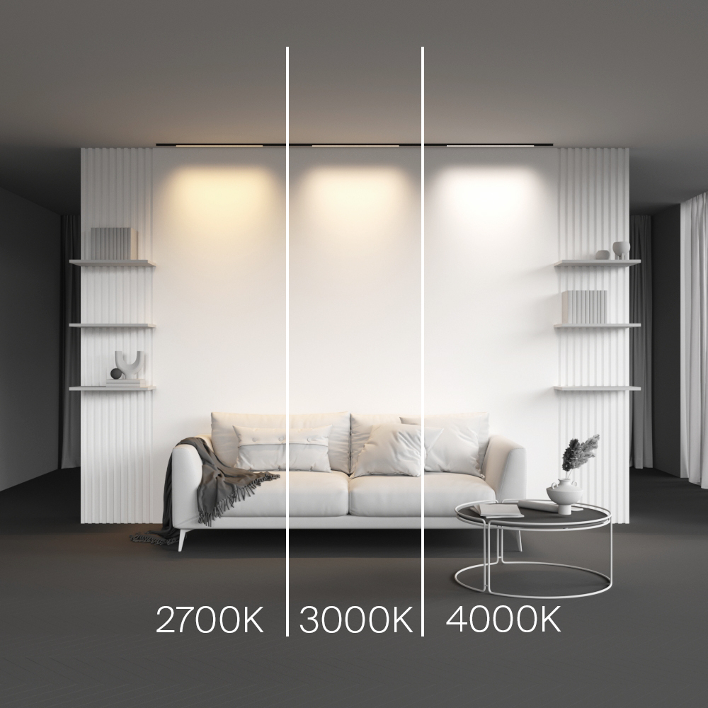 Магнитный трековый светильник Maytoni Basis TR190-1-10W2.7K-B