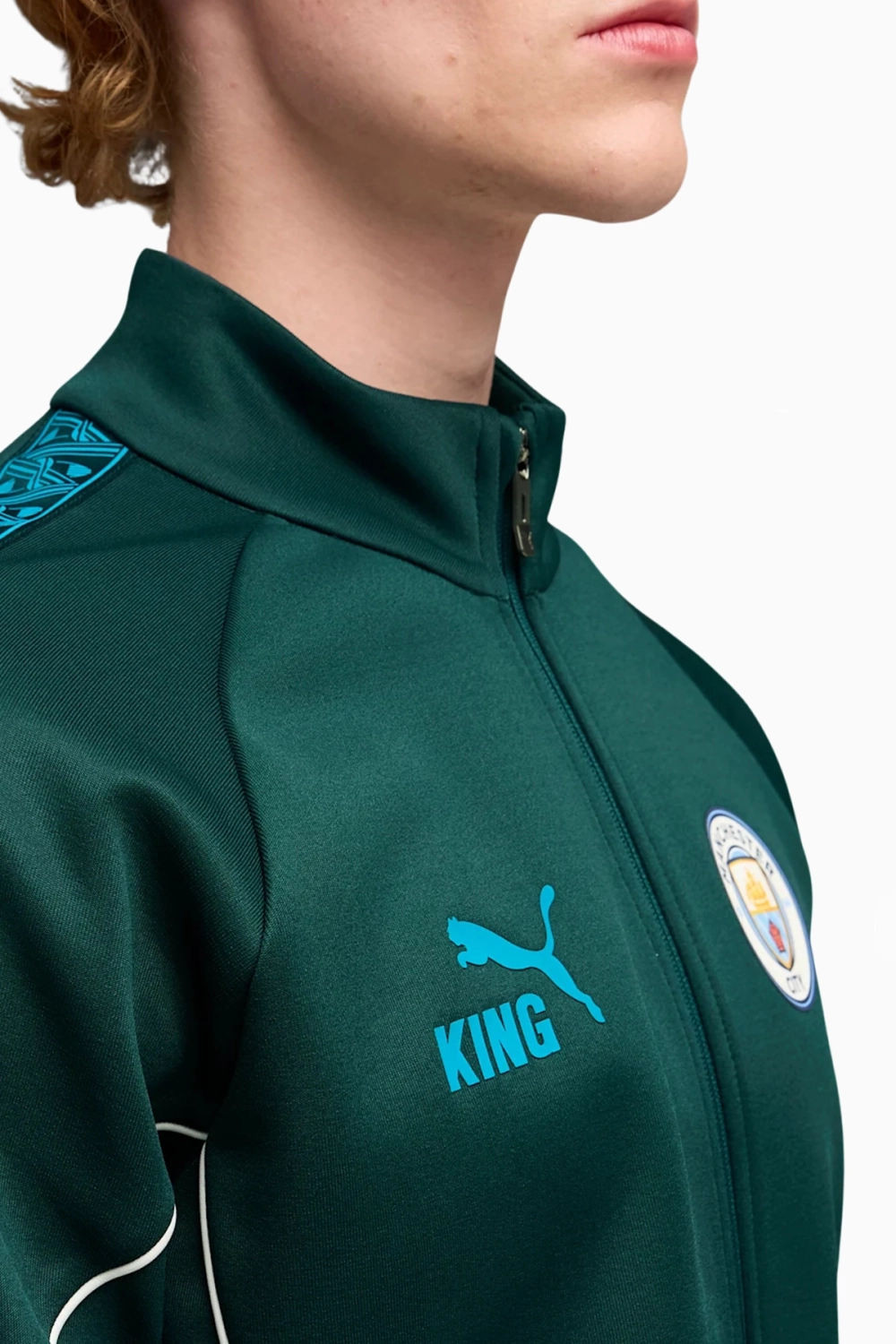 Кофта Puma Manchester City 25/26 KING Anthem - зеленый