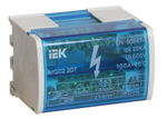 IEK Шины на DIN-рейку в корпусе (кросс-модуль) L+PEN 2х7