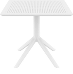 Стол пластиковый, Siesta Contract Sky Table 80, белый