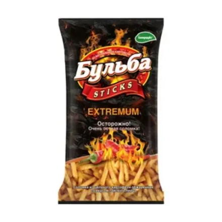 Бульба картофель соломка острая 75 г.