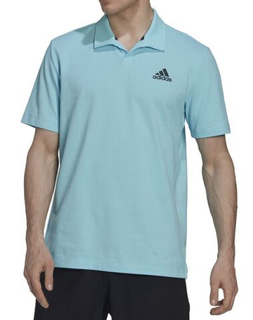 Мужское теннисное поло Adidas Club House 3-Bar Tennis Polo Shirt - небесный