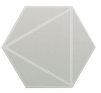 DNA Tiles Fancy Lines Grey 20x23