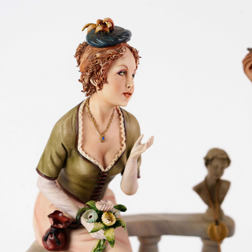 Фарфоровая композиция Capodimonte «У фотографа»