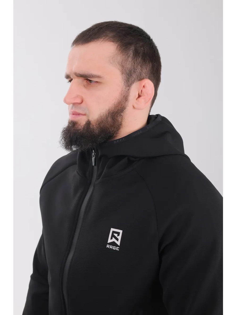 Мастерка с капюшоном Rage black атр.: HY26461