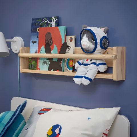 Мягкая игрушка IKEA AFTONSPARV (АФТОНСПАРВ), Кот космонавт, 28 см