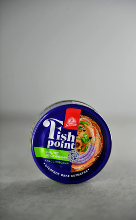 Паштет из Скумбрии 80г. ж/б Fish Point