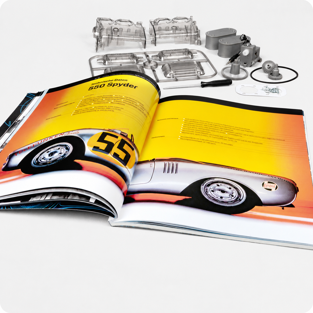 Конструктор Franzis Porsche Carrera-Rennmotor Typ 547 1:3