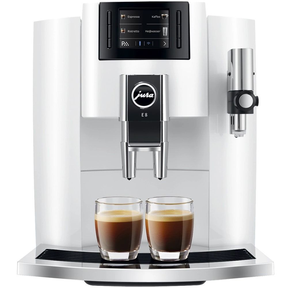 Кофемашина Jura E8 Piano White EU (15306) - 2