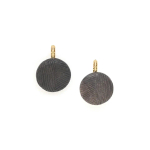 Серьги Nature Bijoux, Eclipse, со вставкой из эбенового дерева, NB25.2-12-90252 (серый)
