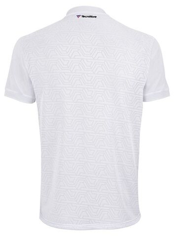 Мужское теннисное поло Tecnifibre Team Mesh Polo - белый