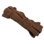 Резинка бельевая (стандартная) 10.0 мм / 15х10 м плетеная, коричневый/ brown, Gamma С 3337