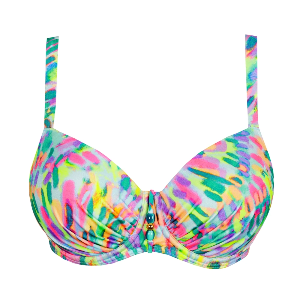 PRIMADONNA Swim Douala Топ-балконет с поролоновой вставкой, разноцветный