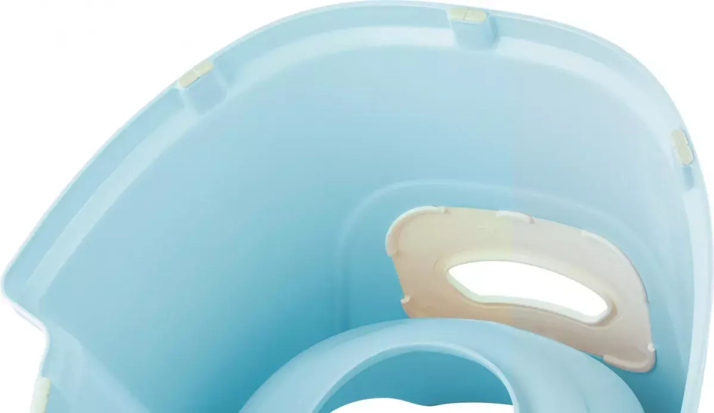 Горшок со спинкой Lalababy Protect Me голубой с крышкой LA1042ГЛП
