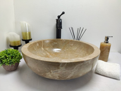 Раковина из оникса Bowl Sunset BO-60014 45x45x17 из натурального камня