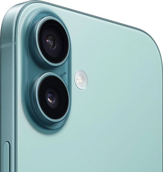 Смартфон Apple iPhone 16 Plus 256 ГБ Бирюзовый (nano SIM+eSIM) Teal
