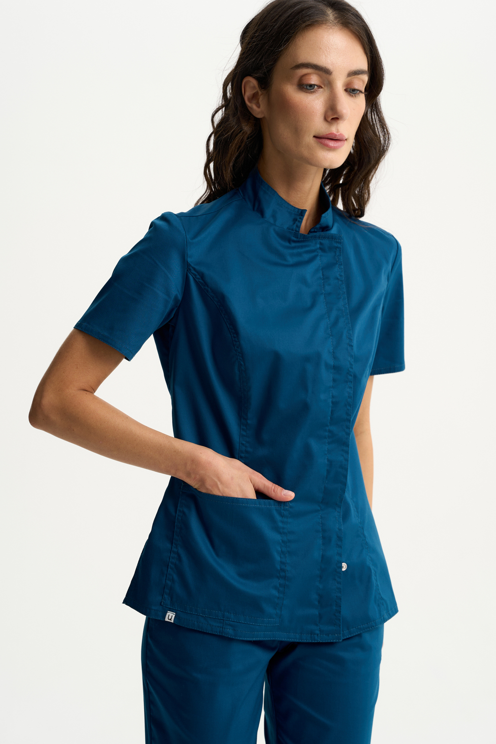 Блуза женская м222 Toray стретч opal blue