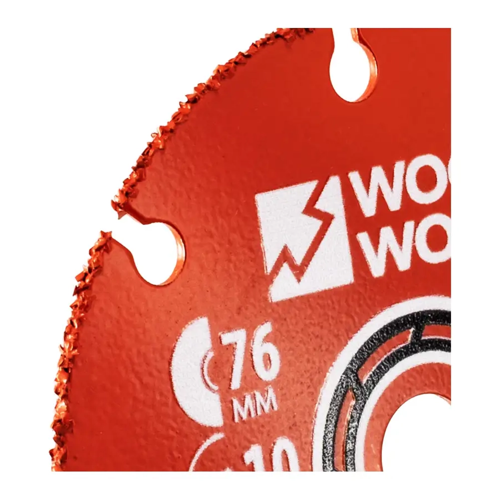 Диск отрезной для УШМ 76x10 мм WOODWORK MD-76