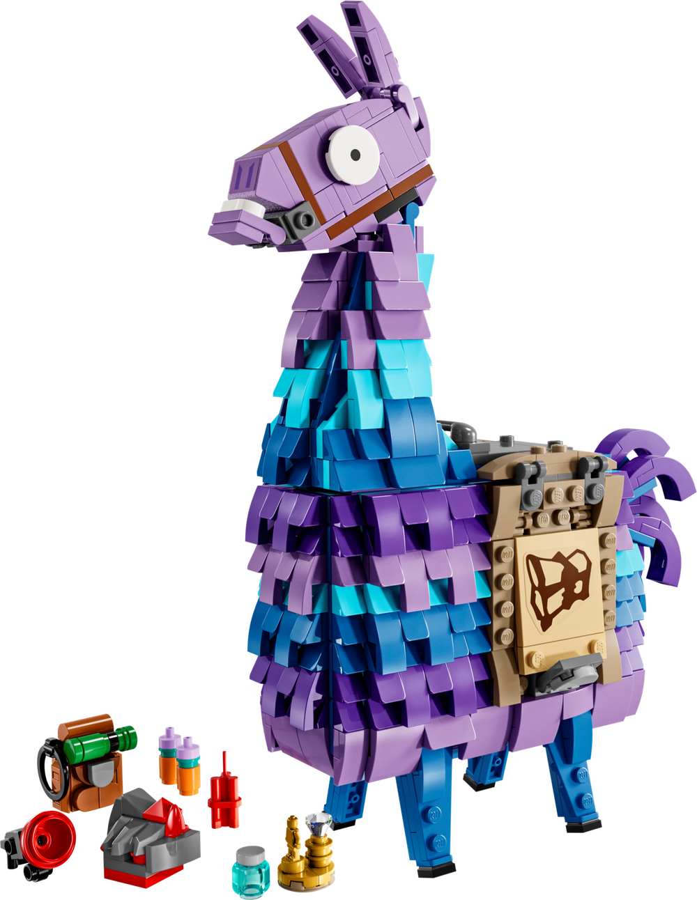 Конструктор Лего Фортнайт Поставка ламы 77071 | LEGO Fortnite Supply Llama | коллекционная модель 691 деталь 12+