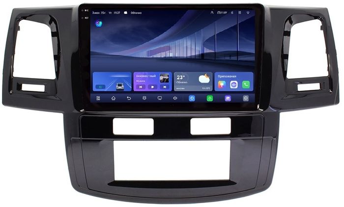 Магнитола для Toyota HiLux 2011-2015 - Kuberg QLed+2K, Android 14, TS105, Быстрейшая, CarPlay, SIM-слот