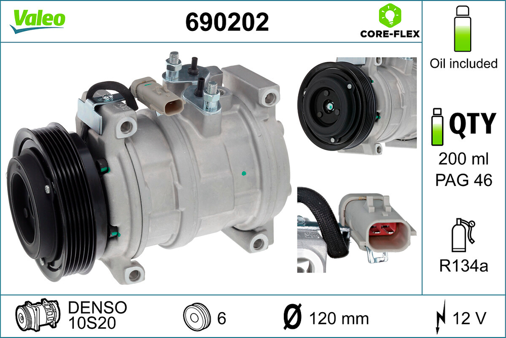 VALEO - 690202-VAL - Kompresor, klima-uredaj