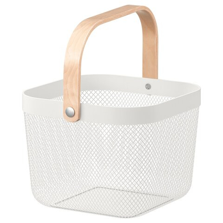 IKEA RISATORP  (ИКЕА РИСАТОРП)  -  Корзина - белая 25x26x18 см