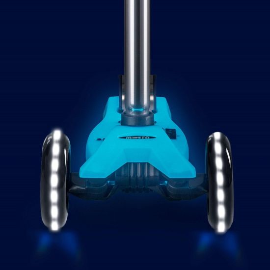 Самокат Maxi Micro Deluxe Glow LED Blue