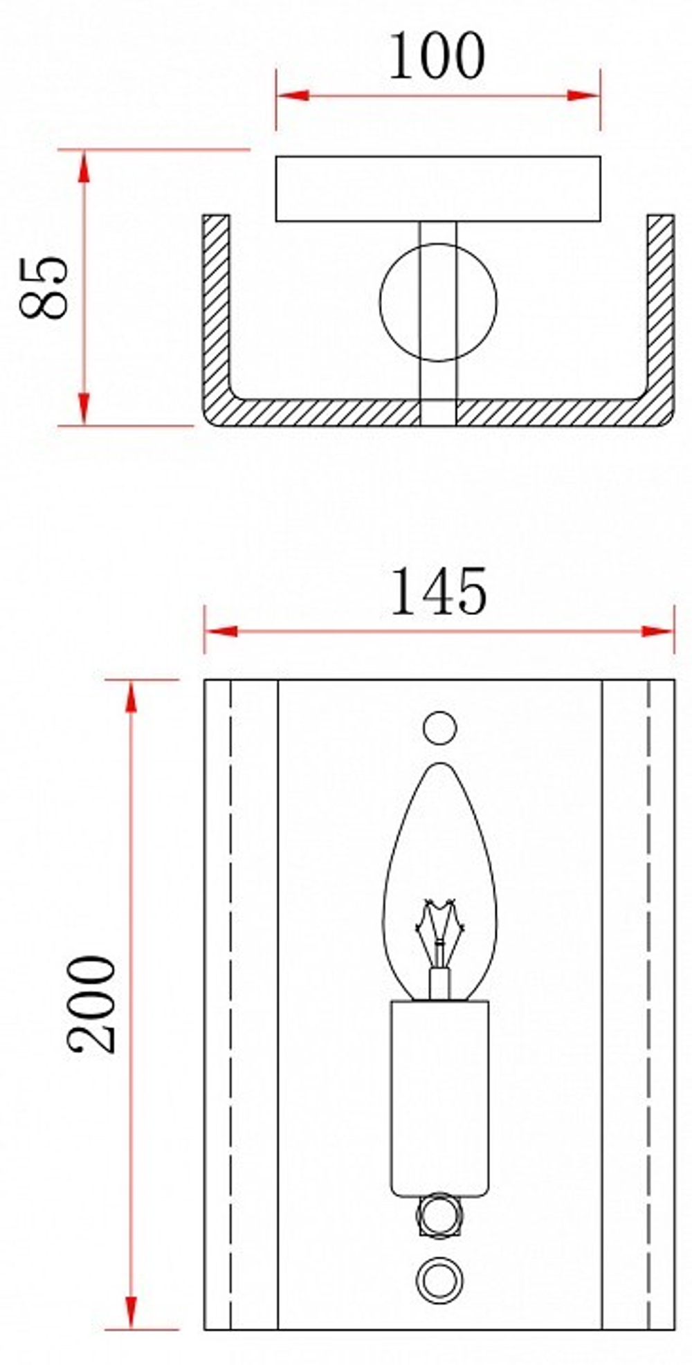 Накладной светильник Freya Fresco FR5190WL-01BS2