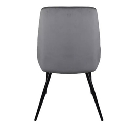 Стул SIGNAL COBE Velvet Bluvel 14 серый/черный