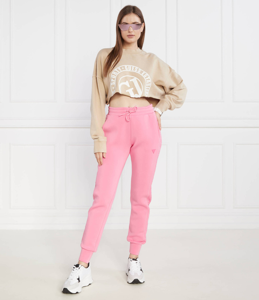 Худи WASHED CN GUESS ACTIVE - бежевый(V3YQ13 K68I0)