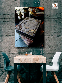 Картина "Старинная книга", на стену 50х70см 1шт.