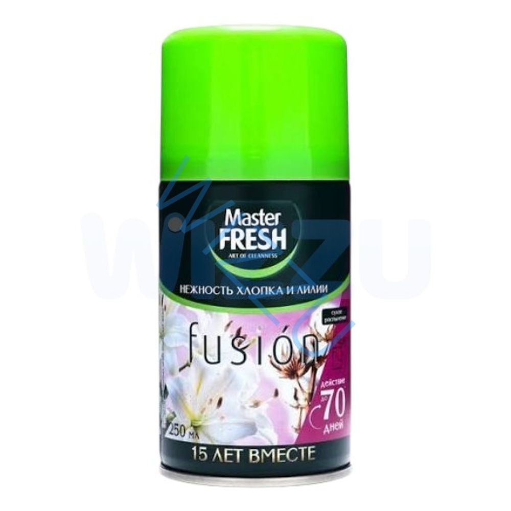Master FRESH Освежитель воздуха сменный баллон Нежность хлопка и лилии 250 мл