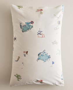 ZARA HOME ДЕТСКАЯ ДВУСТОРОННЯЯ НАВОЛОЧКА «КОРПОРАЦИЯ МОНСТРОВ» ©DISNEY/PIXAR, РАЗНОЦВЕТНЫЙ